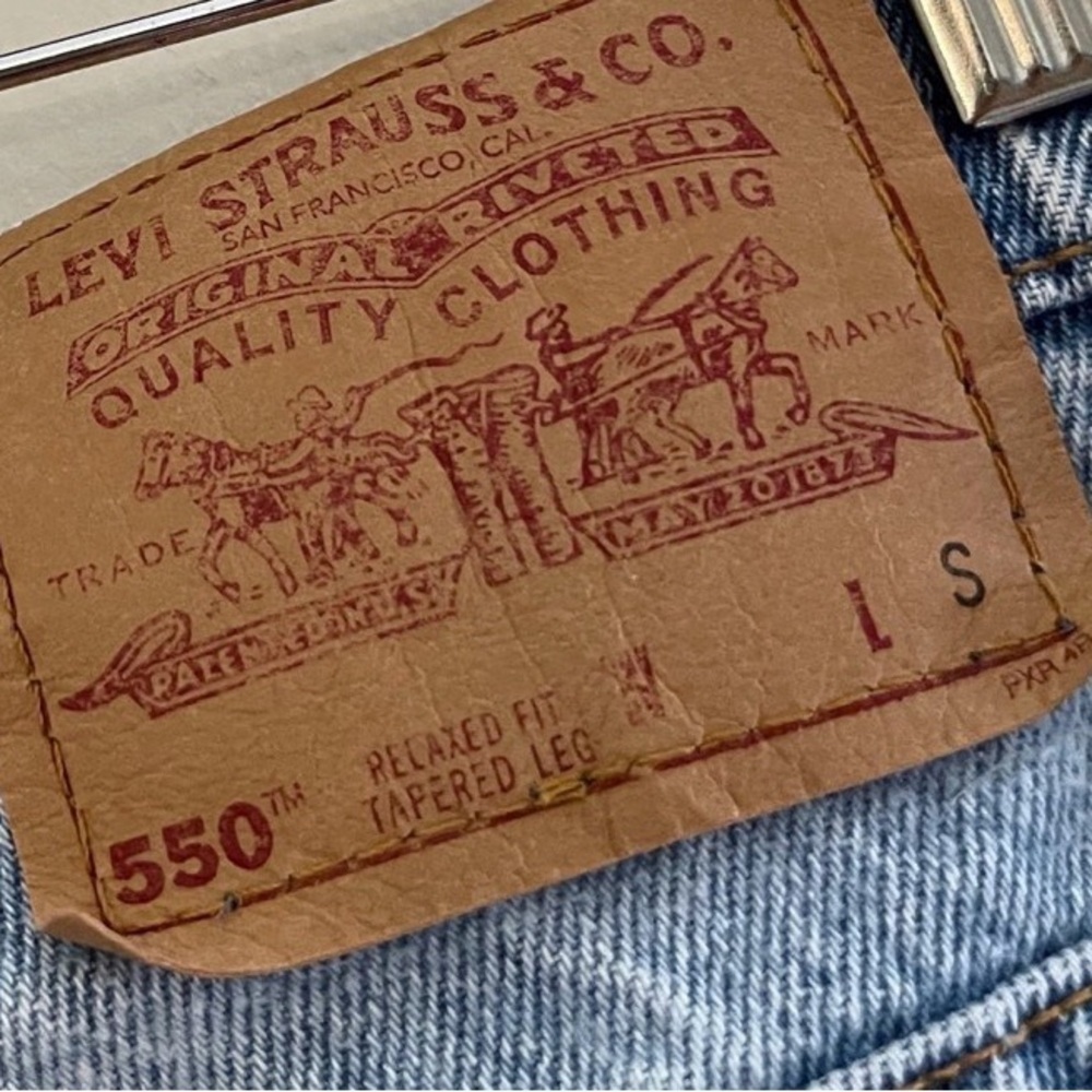 Levi’s 90s 550 taper straight leg mom jean cotton casual classic vintage - Picture 8 of 10